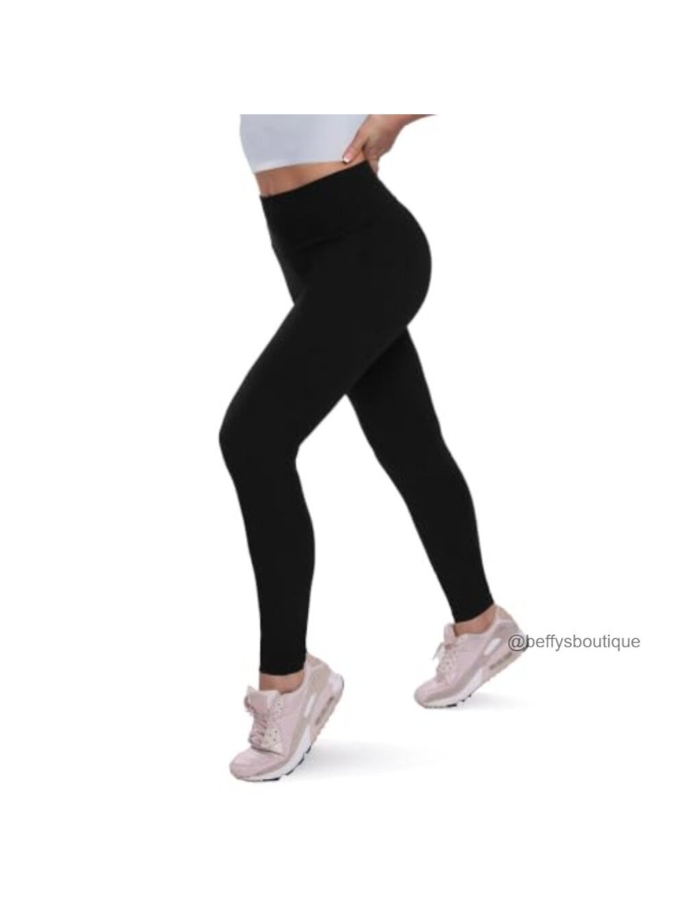 Fleece Lined Thermal Leggings High Waist Tummy Control Yoga Pants
